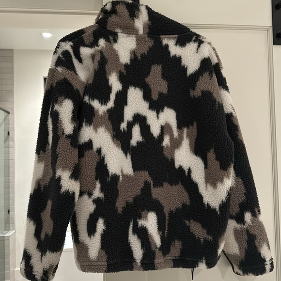 Eddie Bauer Sherpa Quarter Zip Jacket Sweater - Picture 5 of 5